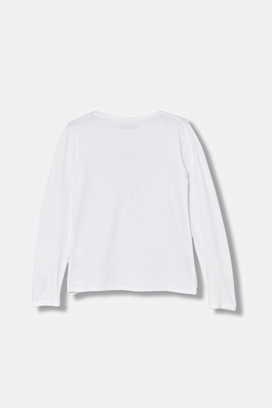 Guess longsleeve dziecięcy J5BI31.J1314.9BYA biały AW25