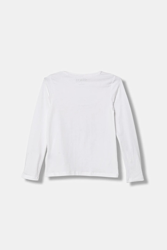 Guess longsleeve dziecięcy K5BI00.J1314.9BYA biały AW25