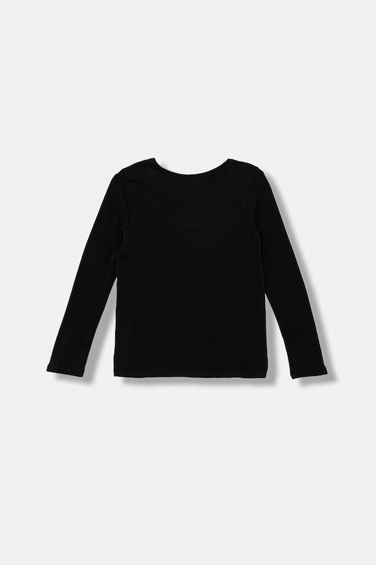 Guess longsleeve dziecięcy K5BI00.J1314.9BYA czarny AW25