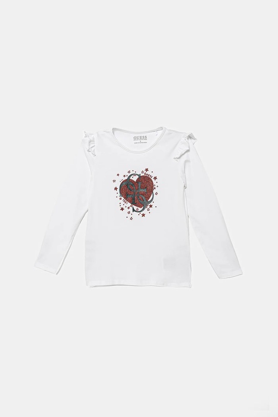 Дитячий лонгслів Guess бавовна білий K5BI02.J1314.9BYA
