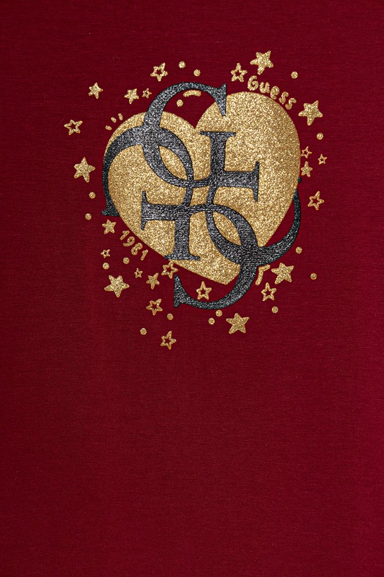 Девочка Детский лонгслив Guess K5BI02.J1314.9BYA красный