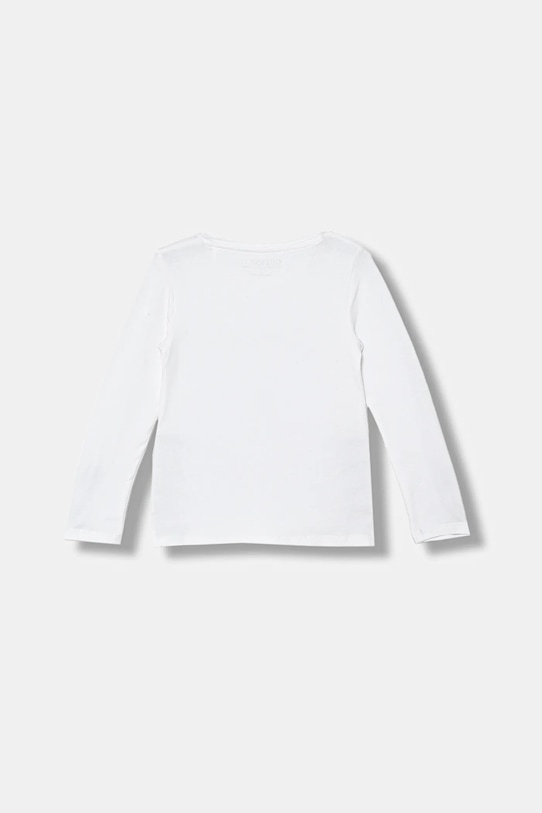 Guess longsleeve dziecięcy K5BI03.J1314.9BYA biały AW25