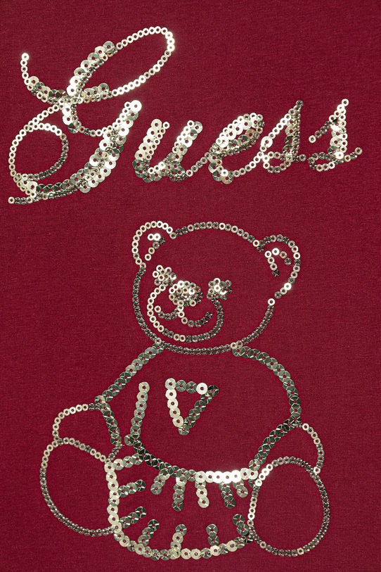 Dziewczynka Guess longsleeve dziecięcy K5BI03.J1314.9BYA bordowy