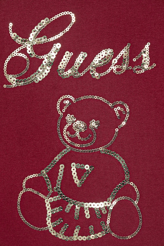 Dziewczynka Guess longsleeve dziecięcy K5BI03.J1314.9BYA bordowy