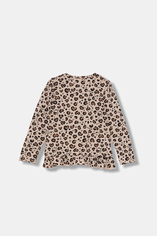 Guess longsleeve dziecięcy K5BI05.J1314.9BYA beżowy AW25