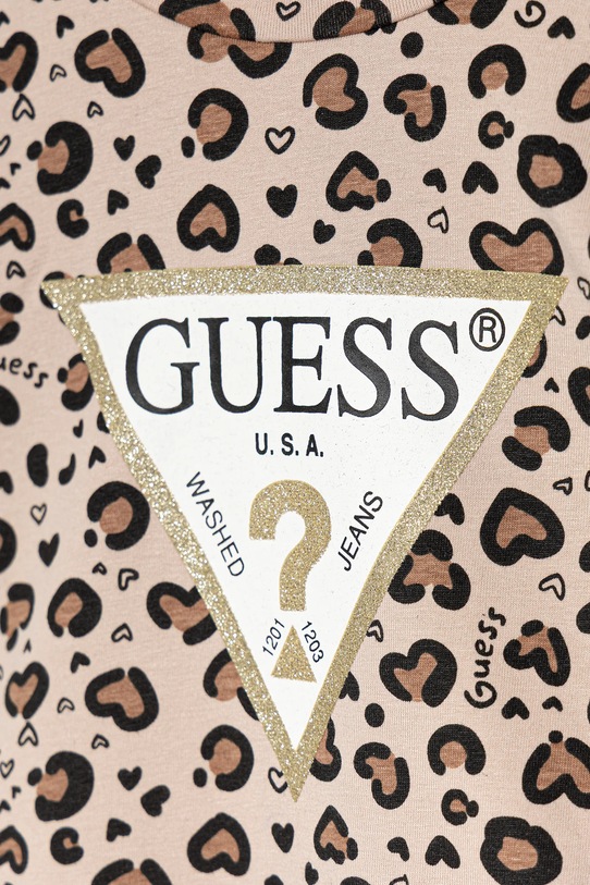 Dziewczynka Guess longsleeve dziecięcy K5BI05.J1314.9BYA beżowy