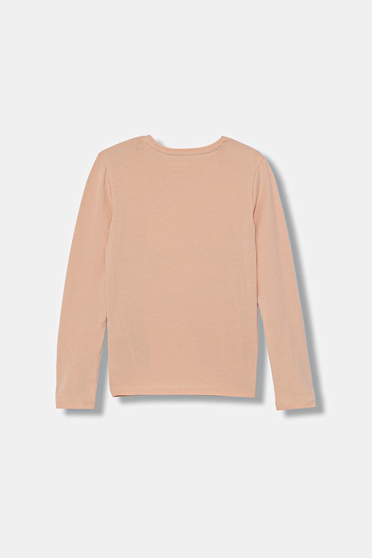 Guess longsleeve dziecięcy K5BI06.J1314.9BYA pomarańczowy AW25