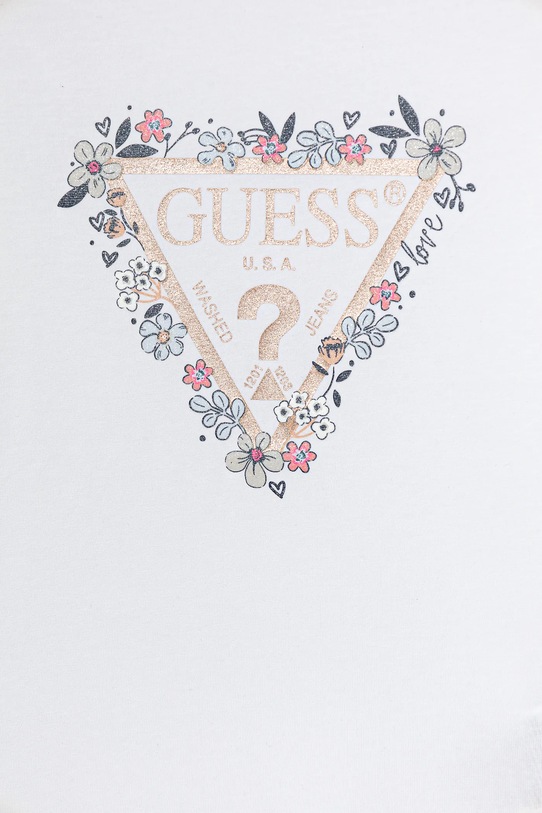 Dziewczynka Guess t-shirt dziecięcy K5BI08.J1314.9BYA biały