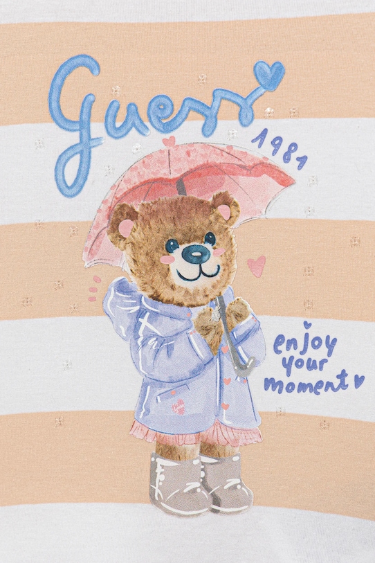 Дівчинка Дитячий лонгслів Guess K5BI11.K9NF4.9BYA помаранчевий