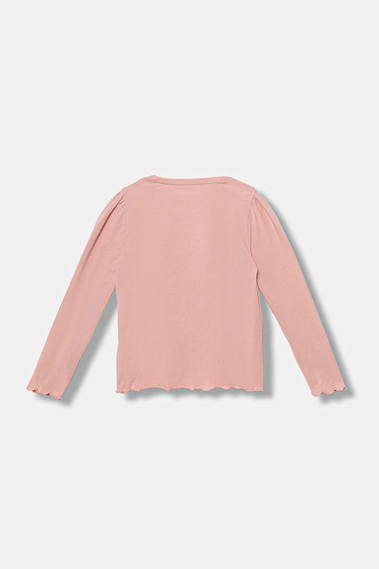 Guess longsleeve dziecięcy K5BI14.J1314.9BYA różowy AW25