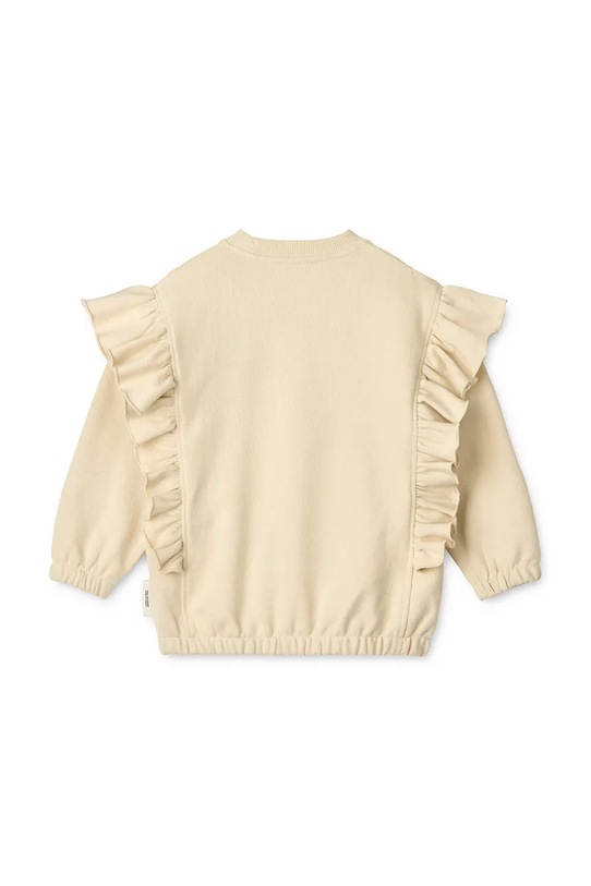 Liewood bluza bawełniana dziecięca Marcella Placement Sweatshirt LW20081.9BYA beżowy AW25