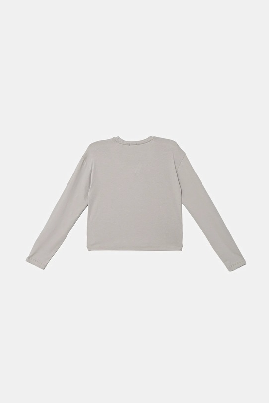 Pinko longsleeve copii KFTS029.C.JE013 gri AW25