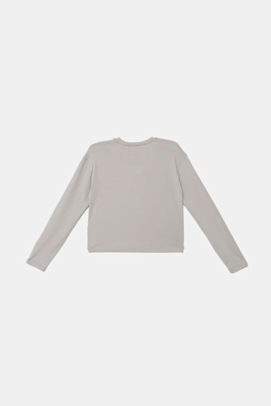 Дитячий лонгслів Pinko KFTS029.C.JE013 сірий AW25