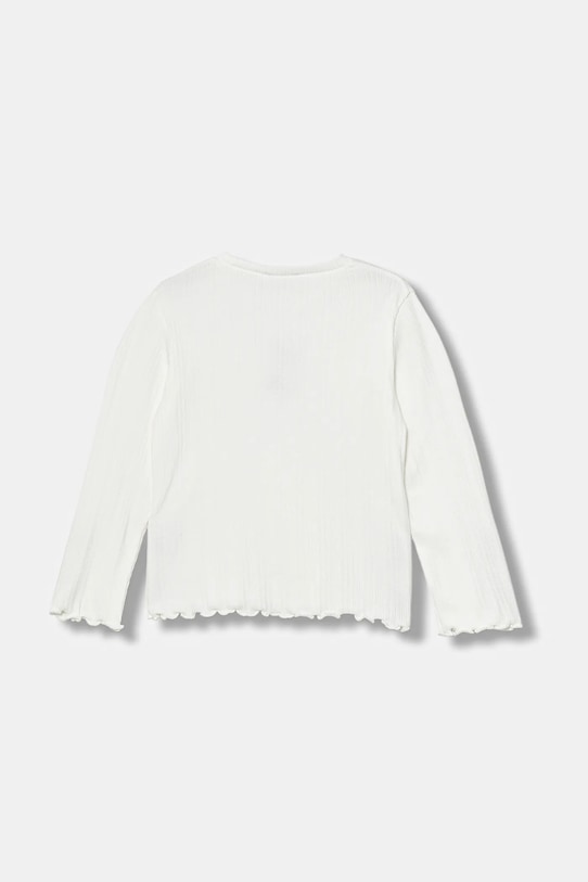 United Colors of Benetton maglietta a maniche lunghe per bambini 3KIEG10KK.P.seasonal bianco AW25