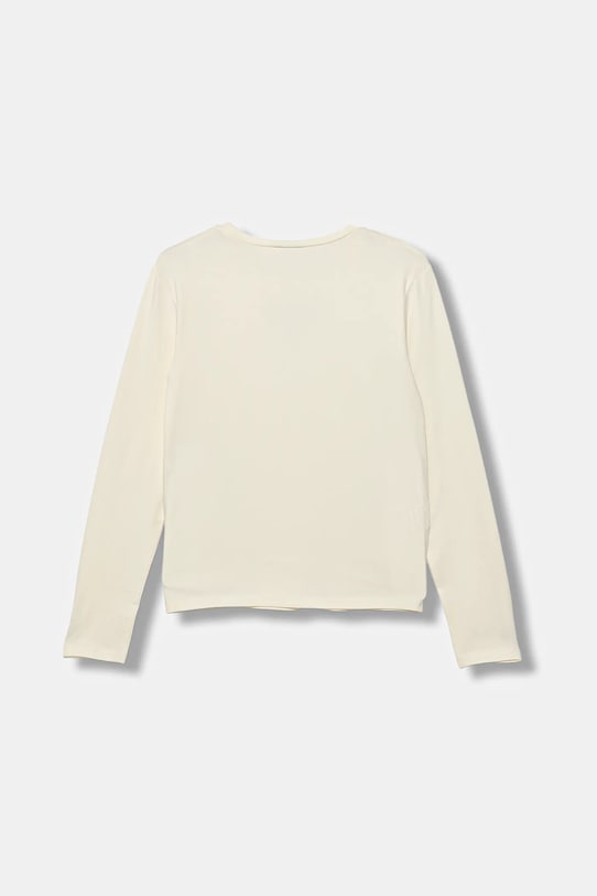 United Colors of Benetton longsleeve dziecięcy 3P4ZC10QF.G.seasonal beżowy AW25