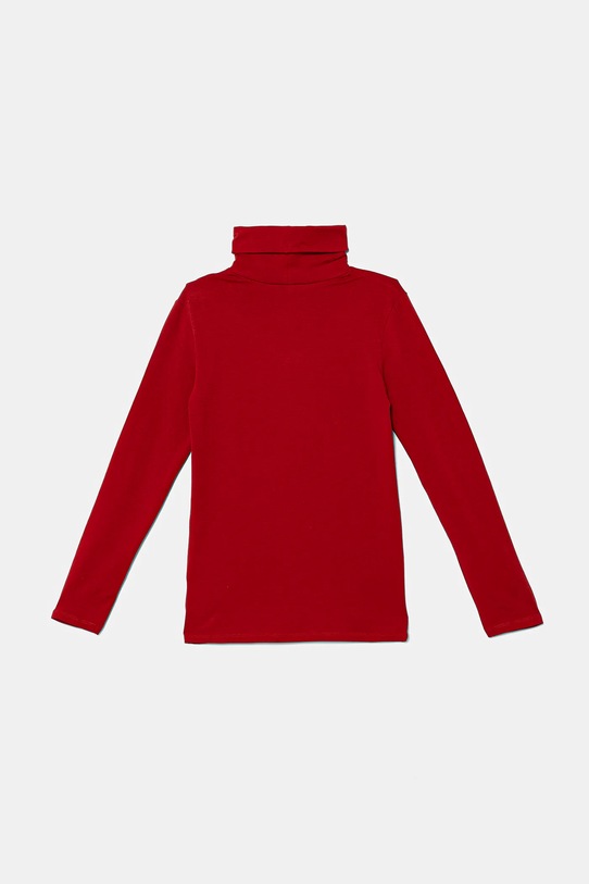 United Colors of Benetton longsleeve dziecięcy 3P4ZC202N.G.Season.9BYA czerwony AW25