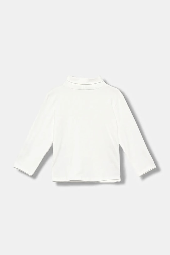 United Colors of Benetton longsleeve copii 3P4ZG200D.P.Reprop.9BYA alb AW25