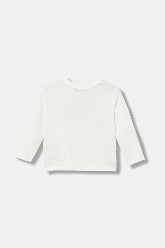 United Colors of Benetton longsleeve bawełniany dziecięcy 35RYG10K7.P.seasonal biały AW25