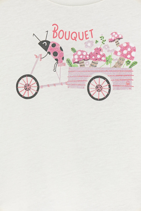 BIMBA United Colors of Benetton longsleeve in cotone bambino/a 35RYG10K7.P.seasonal bianco