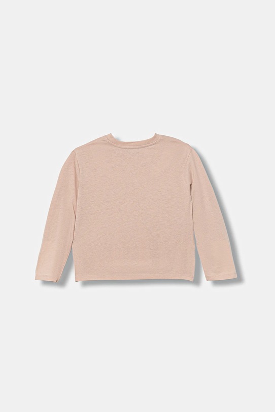 United Colors of Benetton longsleeve bawełniany dziecięcy 35RYG10K7.P.seasonal różowy AW25