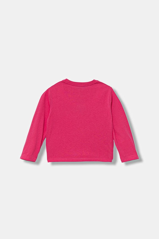 United Colors of Benetton longsleeve bawełniany dziecięcy 35RYG10K7.P.seasonal różowy AW25