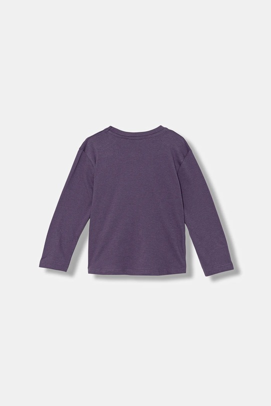 United Colors of Benetton longsleeve bawełniany dziecięcy 3I1XG10K8.P.seasonal fioletowy AW25