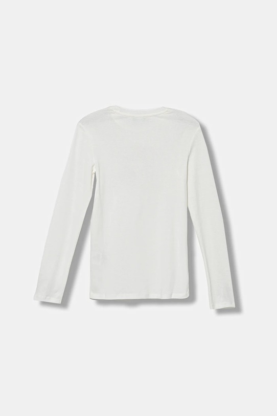 United Colors of Benetton longsleeve bawełniany dziecięcy 3I9WC10JR.G.reproposed biały AW25