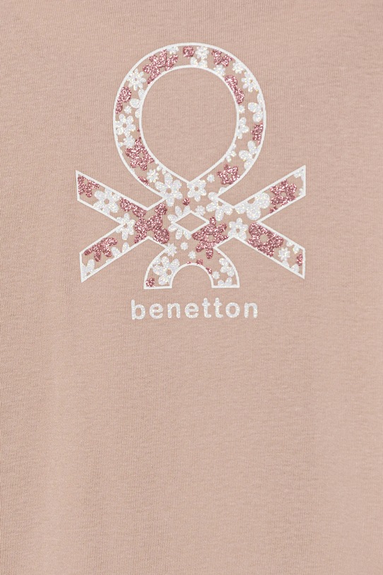 Dziewczynka United Colors of Benetton longsleeve bawełniany dziecięcy 3I9WC10Q2.G.seasonal różowy