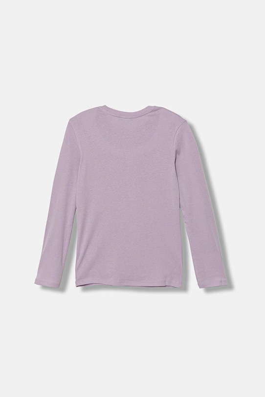 United Colors of Benetton longsleeve bawełniany dziecięcy 3I9WC10Q2.G.seasonal fioletowy AW25