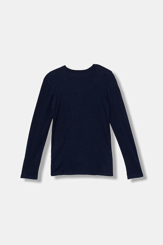 Παιδικό βαμβακερό μακρυμάνικο United Colors of Benetton 3I9WC10Q2.G.seasonal σκούρο μπλε AW25