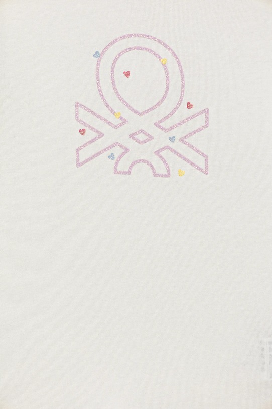 BIMBA United Colors of Benetton longsleeve in cotone bambino/a 3I9WG10JS.P.seasonal bianco