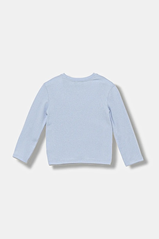 United Colors of Benetton longsleeve bawełniany dziecięcy 3I9WG10JS.P.seasonal niebieski AW25