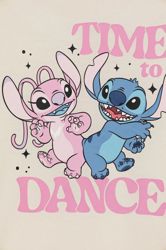 Дівчинка Дитячий бавовняний лонгслів United Colors of Benetton 35RYC10Q7.G.seasonal бежевий