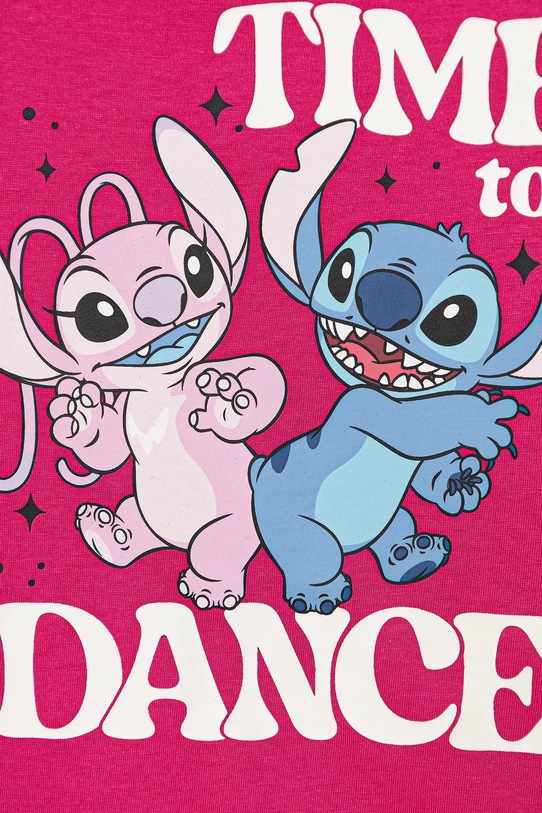 Dziewczynka United Colors of Benetton longsleeve bawełniany dziecięcy 35RYC10Q7.G.seasonal różowy