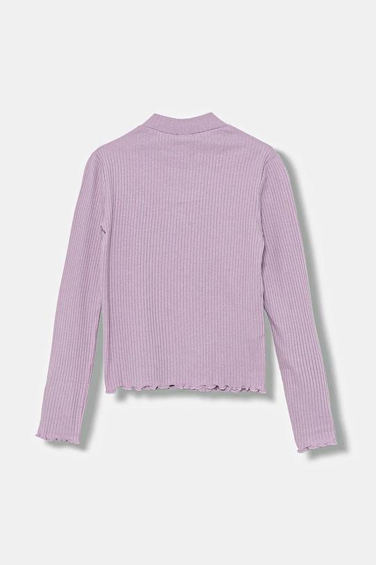 United Colors of Benetton longsleeve dziecięcy 3F1AC203O.G.Season.9BYA fioletowy AW25