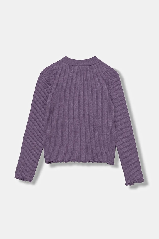 United Colors of Benetton longsleeve copii 3F1AC203O.G.Season.9BYA violet AW25