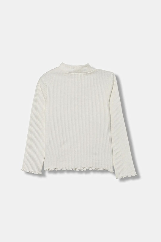 Дитячий лонгслів United Colors of Benetton 3F1AG10JT.P.seasonal білий AW25