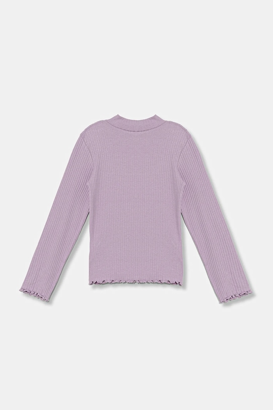 United Colors of Benetton longsleeve dziecięcy 3F1AG10JT.P.seasonal fioletowy AW25