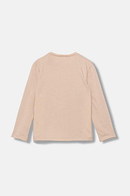 Detská bavlnená košeľa s dlhým rukávom United Colors of Benetton 3JERG10KB.P.seasonal ružová AW25