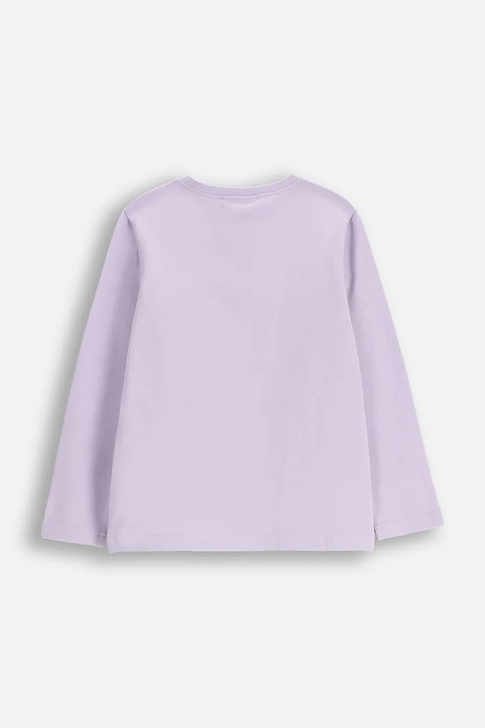 Coccodrillo longsleeve dziecięcy ZC5143101VGA fioletowy AW25