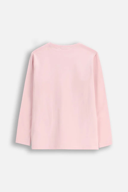Dětské tričko s dlouhým rukávem Coccodrillo ZC5143103VGA růžová AW25