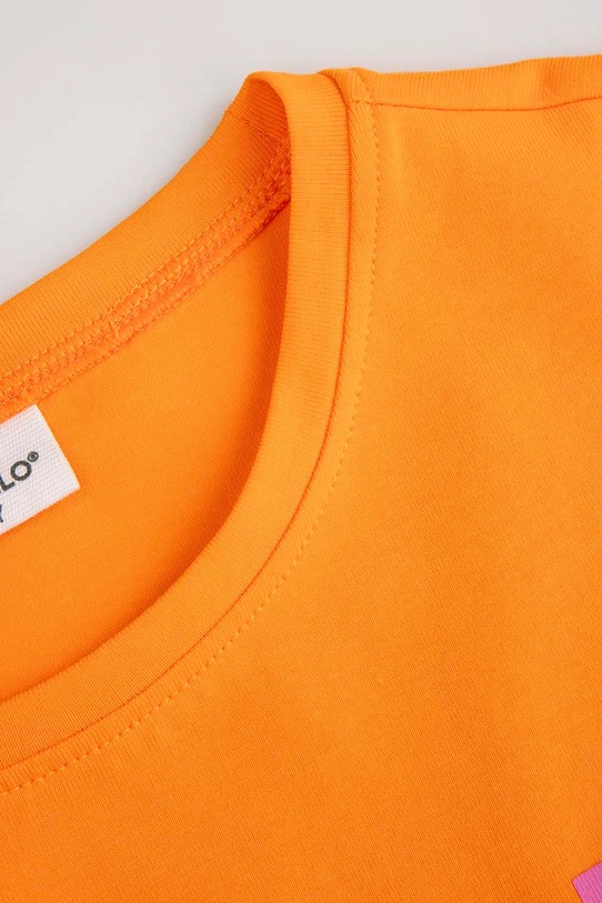 Dziewczynka Coccodrillo longsleeve dziecięcy ZC5143104VGA pomarańczowy