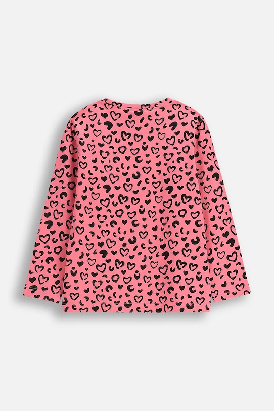 Coccodrillo longsleeve dziecięcy ZC5143106VGA różowy AW25