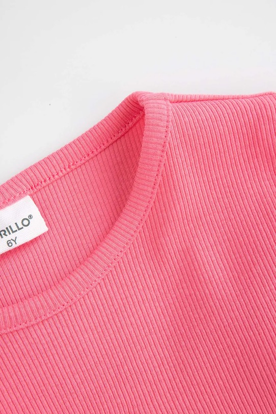 Djevojčice Dječja majica dugih rukava s pamukom Coccodrillo ZC5143104RGK roza