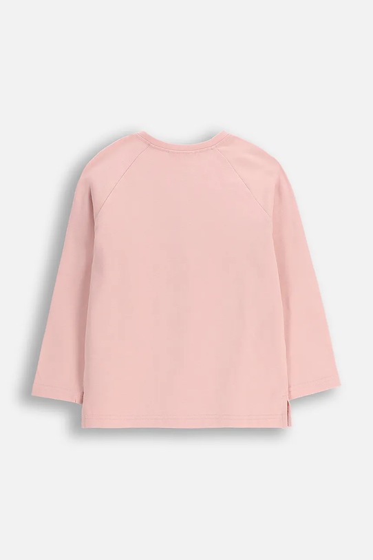 Coccodrillo longsleeve dziecięcy ZC5143104CGK różowy AW25