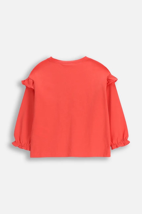 Coccodrillo t-shirt bawełniany dziecięcy ZC5143102FGK czerwony AW25