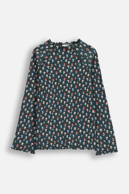 Detské tričko Coccodrillo bavlna zelená ZC5143901FGK