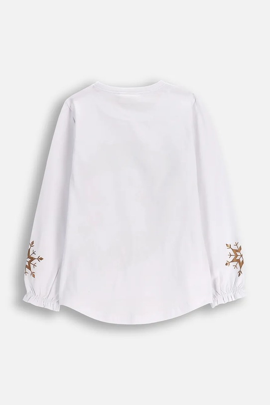 Coccodrillo longsleeve dziecięcy ZC5143103LGD biały AW25