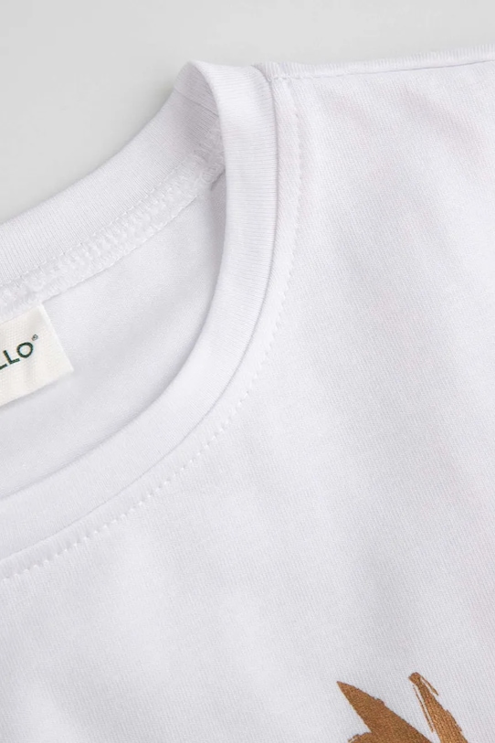 Dziewczynka Coccodrillo longsleeve dziecięcy ZC5143103LGD biały