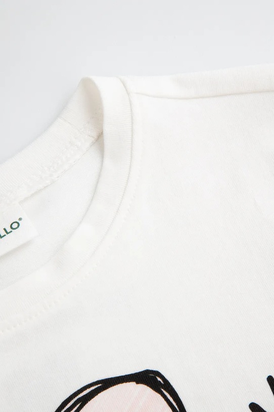 Dziewczynka Coccodrillo longsleeve dziecięcy ZC5143104LGD beżowy